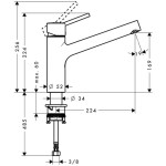 Смеситель для кухни Hansgrohe Тalis S